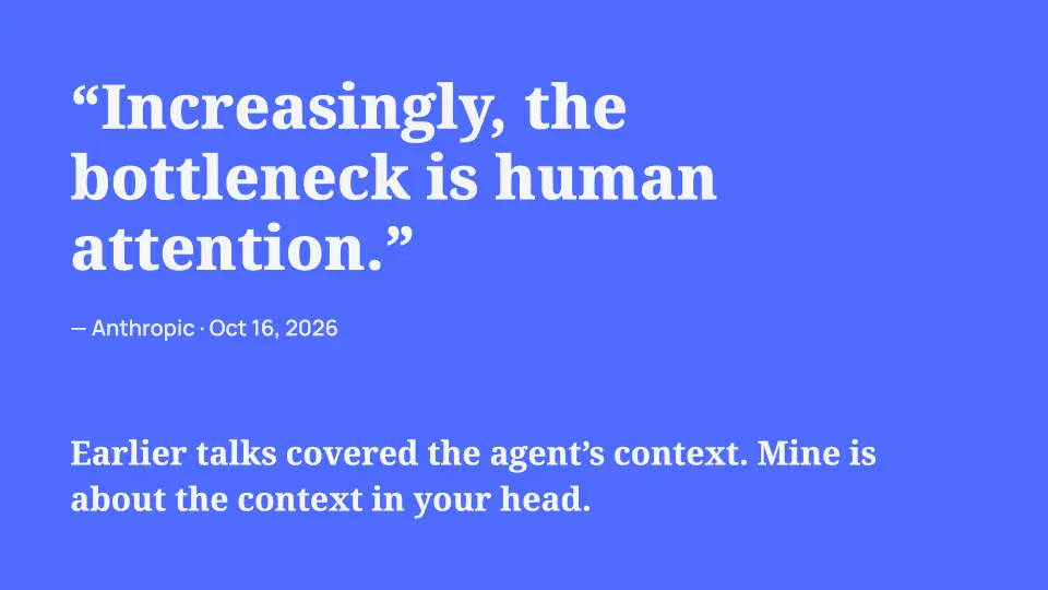 Entering the Age of Attention Management, slide 4